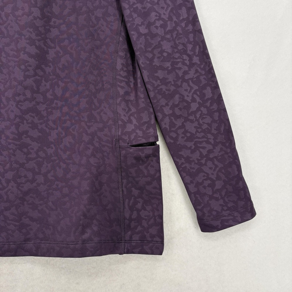 Aubrion Revive Winter Base Layer Womens Large Purple 1/4 Zip Riding Equestrian - Picture 3 of 13